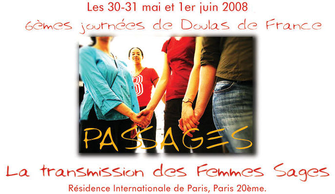 Jornadas Doulas de France, 30, 31 de Mayo y 1� de Junio 2008