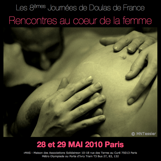 8èmes journées des doulas, 28 et 29 mai 2010